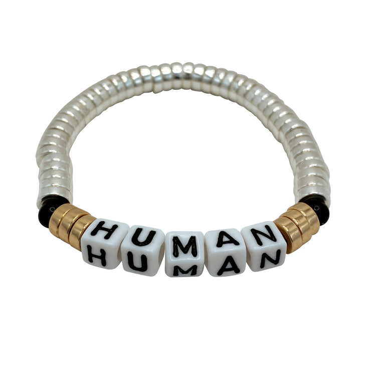 Human/Humana Silver Plated Cord