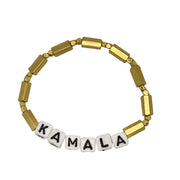 Kamala Gold Plated Minimalist White Cord