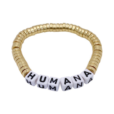 Human/Humana Gold Plated White Cord